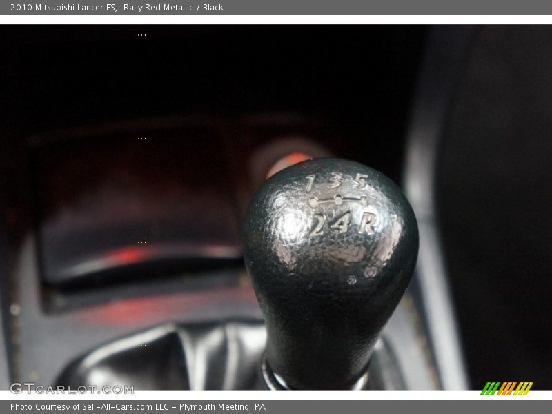 Rally Red Metallic / Black 2010 Mitsubishi Lancer ES