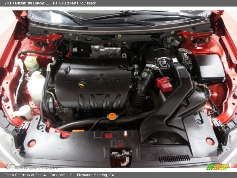 Rally Red Metallic / Black 2010 Mitsubishi Lancer ES