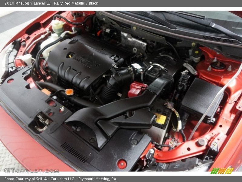 Rally Red Metallic / Black 2010 Mitsubishi Lancer ES