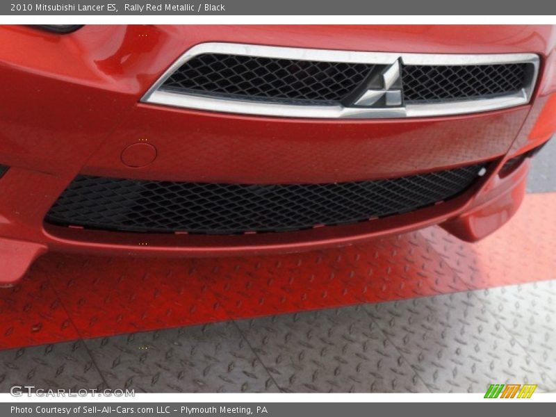 Rally Red Metallic / Black 2010 Mitsubishi Lancer ES