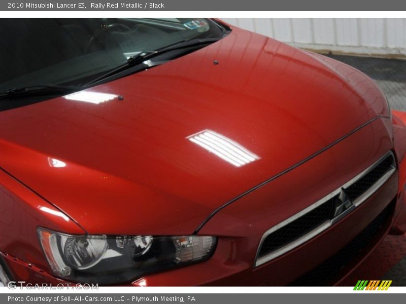 Rally Red Metallic / Black 2010 Mitsubishi Lancer ES