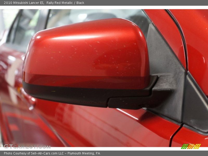 Rally Red Metallic / Black 2010 Mitsubishi Lancer ES