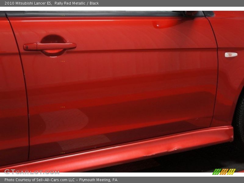Rally Red Metallic / Black 2010 Mitsubishi Lancer ES
