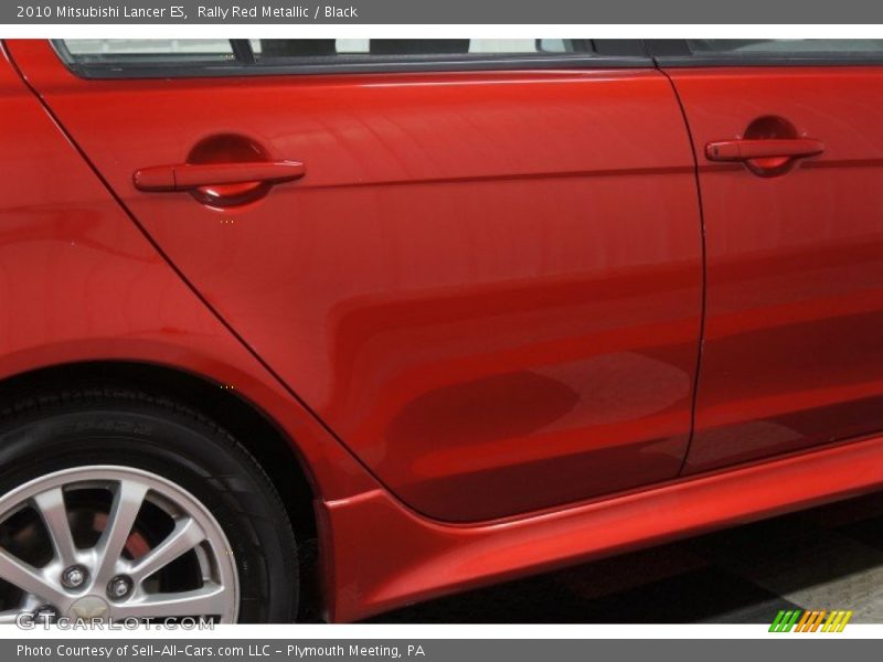 Rally Red Metallic / Black 2010 Mitsubishi Lancer ES