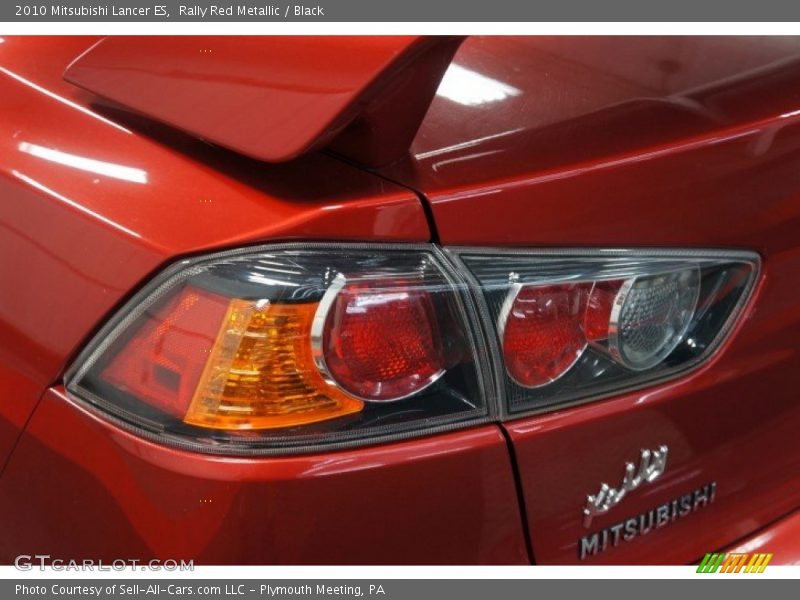 Rally Red Metallic / Black 2010 Mitsubishi Lancer ES