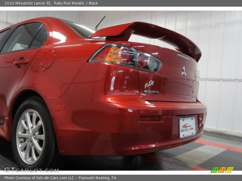 Rally Red Metallic / Black 2010 Mitsubishi Lancer ES