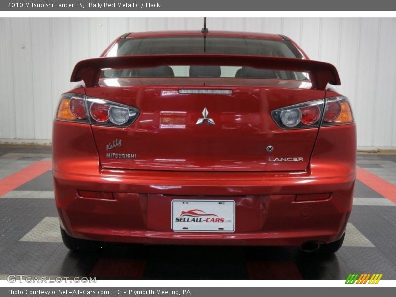 Rally Red Metallic / Black 2010 Mitsubishi Lancer ES