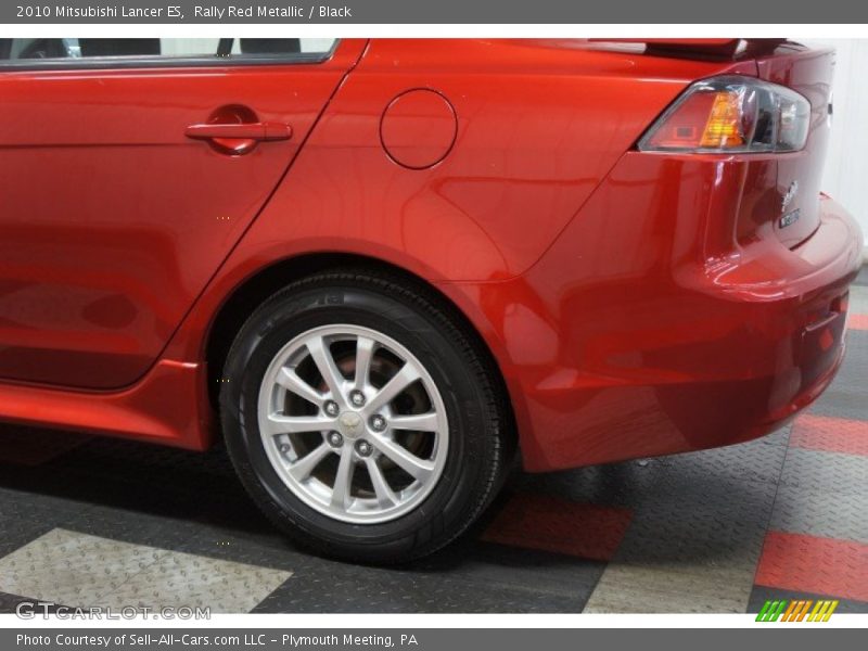 Rally Red Metallic / Black 2010 Mitsubishi Lancer ES