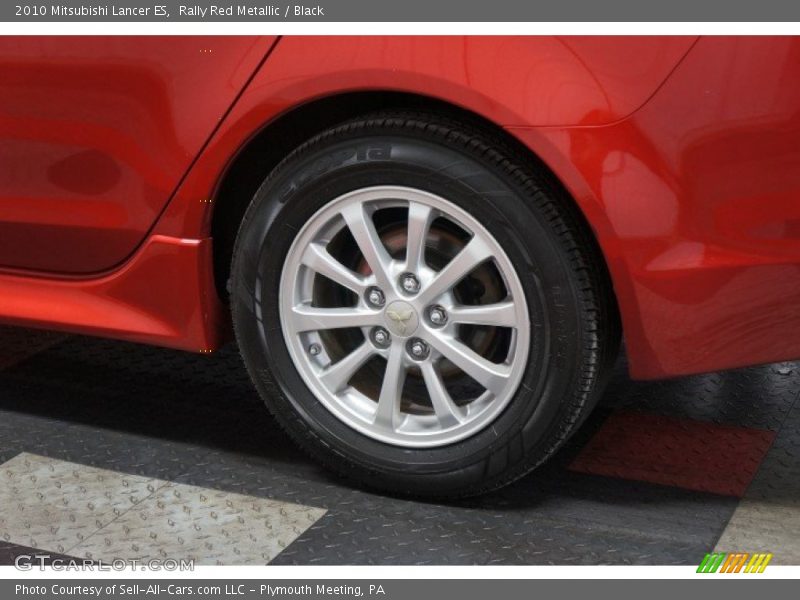 Rally Red Metallic / Black 2010 Mitsubishi Lancer ES