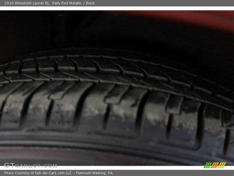 Rally Red Metallic / Black 2010 Mitsubishi Lancer ES