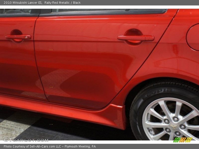 Rally Red Metallic / Black 2010 Mitsubishi Lancer ES