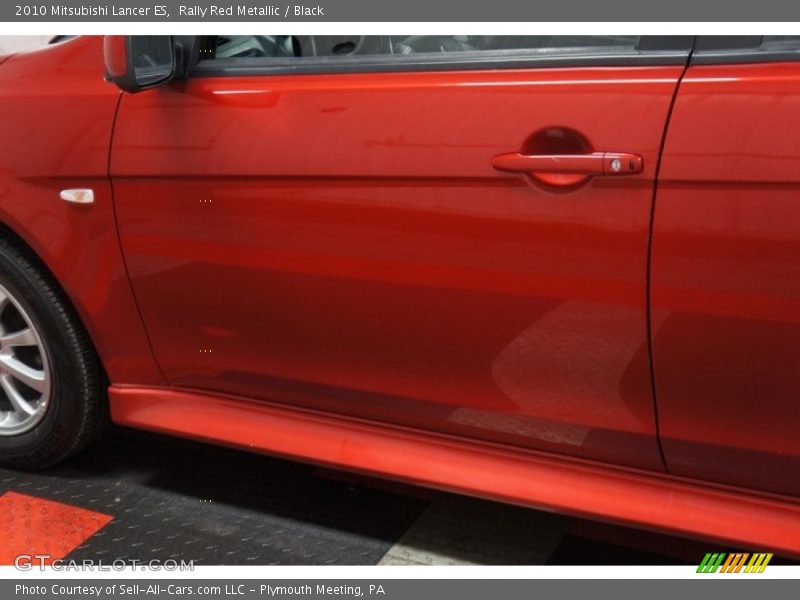Rally Red Metallic / Black 2010 Mitsubishi Lancer ES