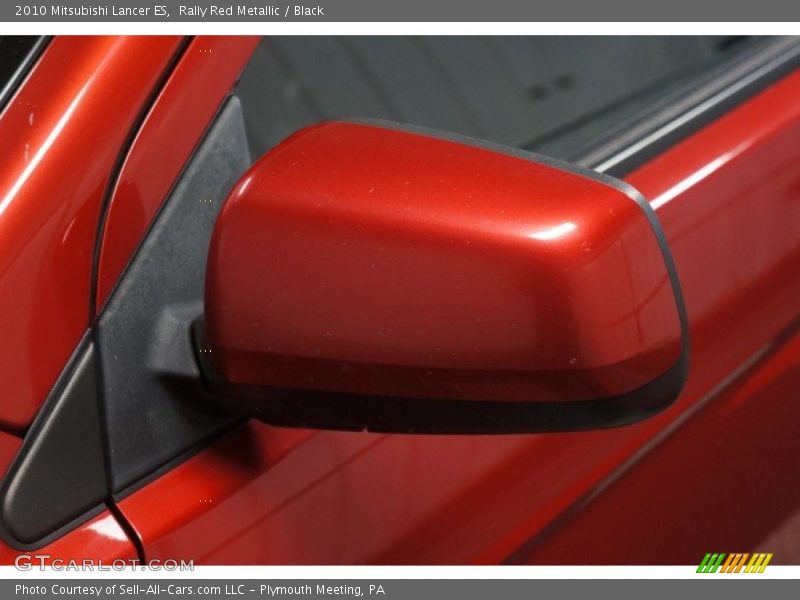 Rally Red Metallic / Black 2010 Mitsubishi Lancer ES