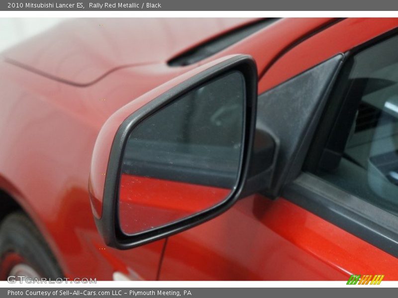 Rally Red Metallic / Black 2010 Mitsubishi Lancer ES