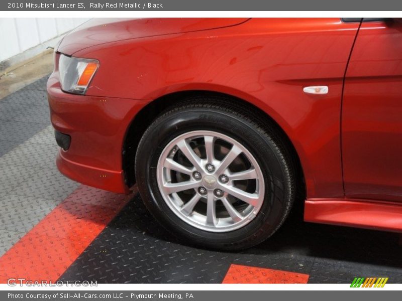 Rally Red Metallic / Black 2010 Mitsubishi Lancer ES