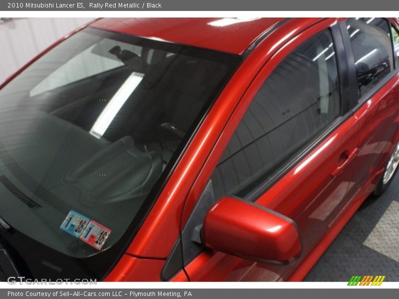Rally Red Metallic / Black 2010 Mitsubishi Lancer ES