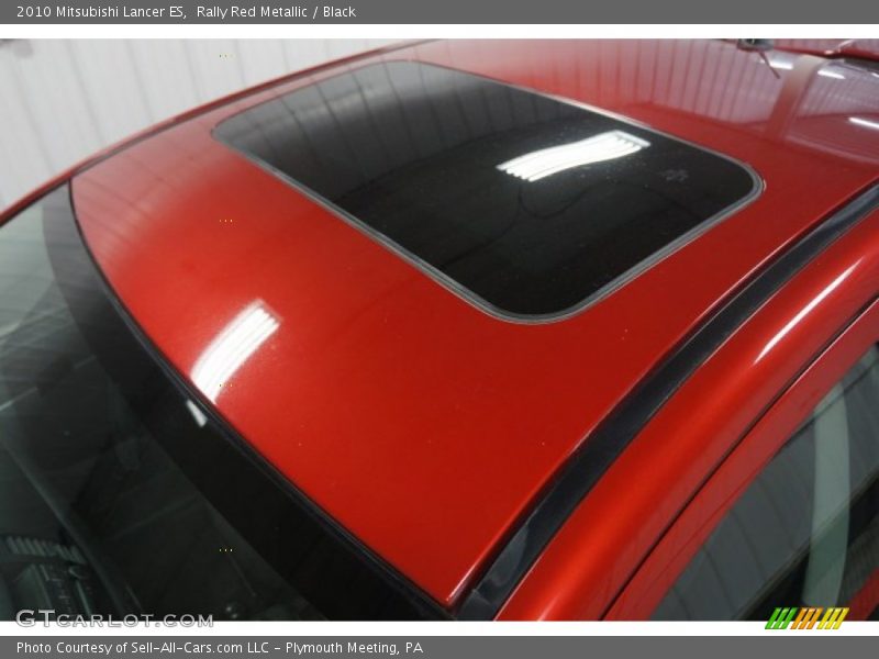 Rally Red Metallic / Black 2010 Mitsubishi Lancer ES