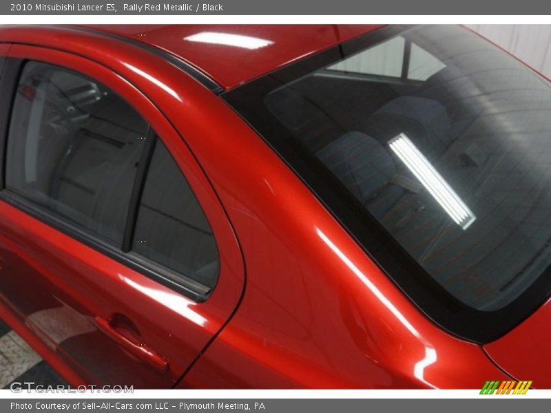 Rally Red Metallic / Black 2010 Mitsubishi Lancer ES