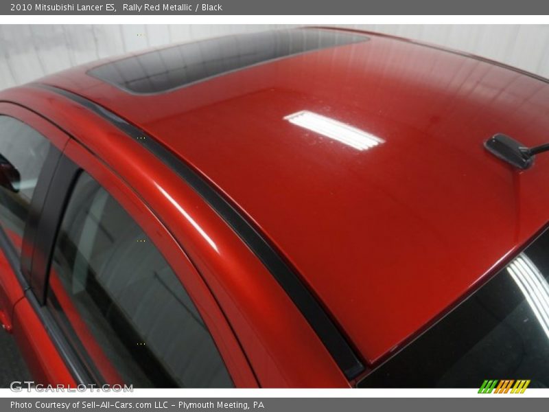 Rally Red Metallic / Black 2010 Mitsubishi Lancer ES