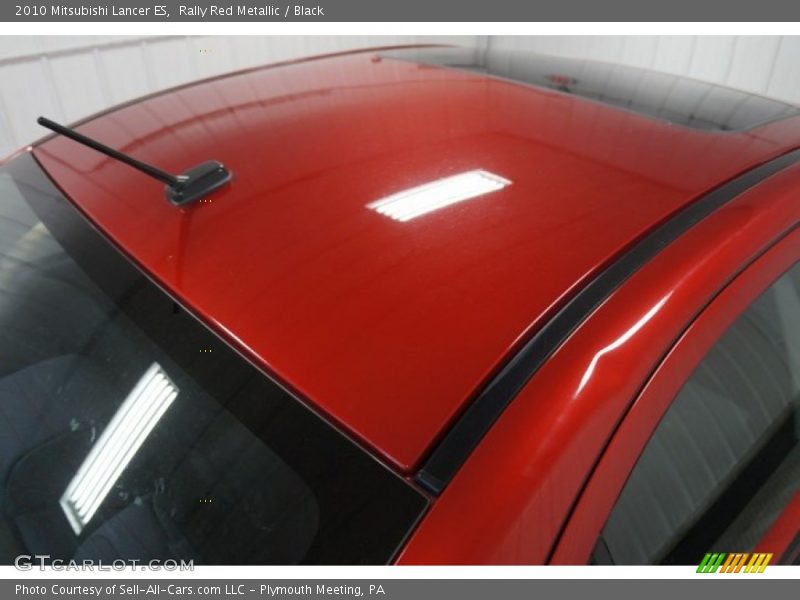 Rally Red Metallic / Black 2010 Mitsubishi Lancer ES