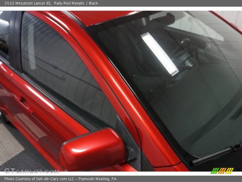Rally Red Metallic / Black 2010 Mitsubishi Lancer ES