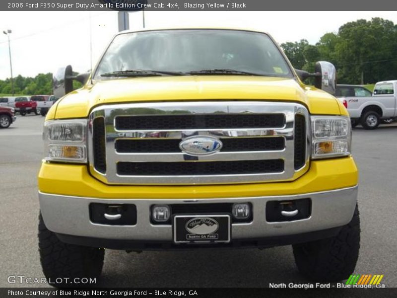 Blazing Yellow / Black 2006 Ford F350 Super Duty Amarillo Edition Crew Cab 4x4