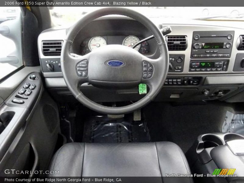Blazing Yellow / Black 2006 Ford F350 Super Duty Amarillo Edition Crew Cab 4x4