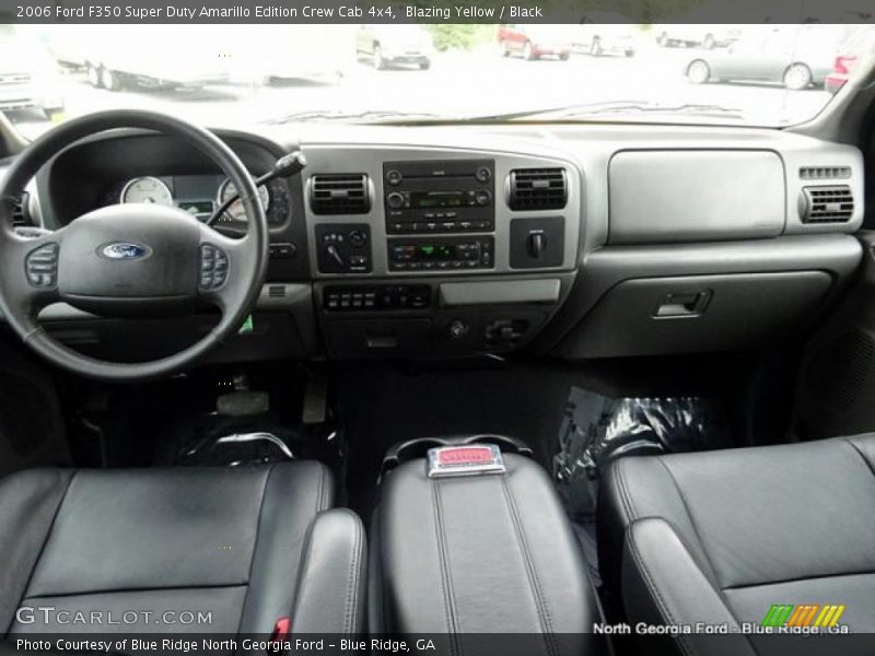 Blazing Yellow / Black 2006 Ford F350 Super Duty Amarillo Edition Crew Cab 4x4