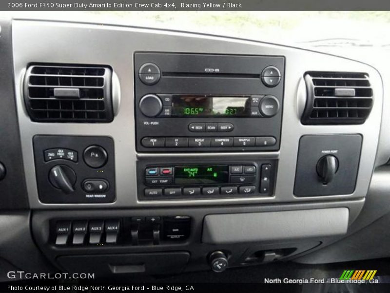 Blazing Yellow / Black 2006 Ford F350 Super Duty Amarillo Edition Crew Cab 4x4