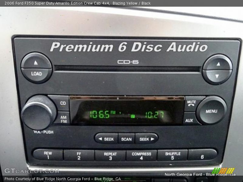 Blazing Yellow / Black 2006 Ford F350 Super Duty Amarillo Edition Crew Cab 4x4