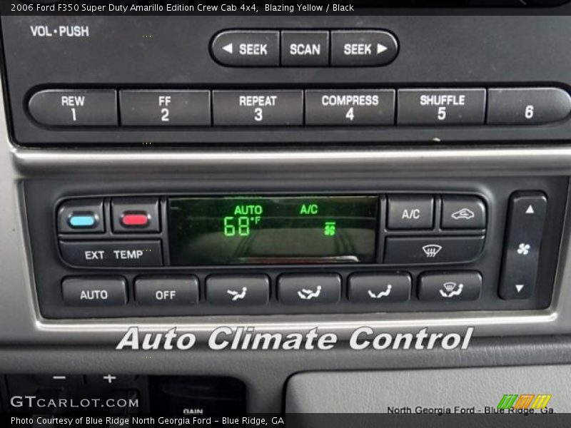 Blazing Yellow / Black 2006 Ford F350 Super Duty Amarillo Edition Crew Cab 4x4