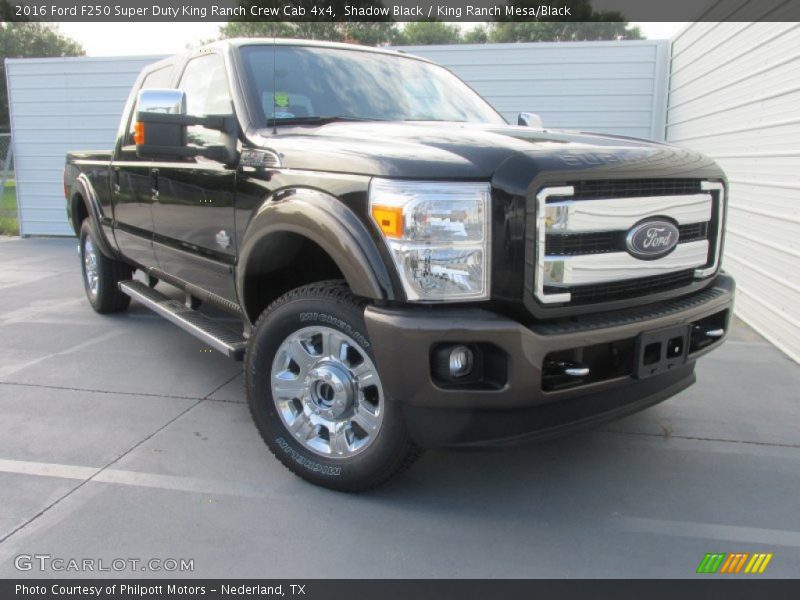 Shadow Black / King Ranch Mesa/Black 2016 Ford F250 Super Duty King Ranch Crew Cab 4x4