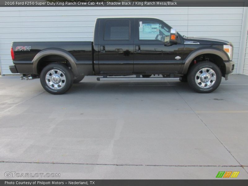  2016 F250 Super Duty King Ranch Crew Cab 4x4 Shadow Black