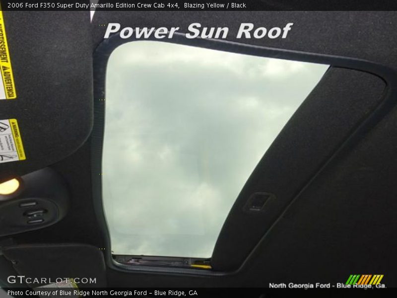 Blazing Yellow / Black 2006 Ford F350 Super Duty Amarillo Edition Crew Cab 4x4