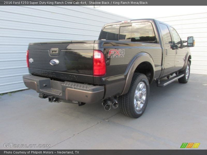 Shadow Black / King Ranch Mesa/Black 2016 Ford F250 Super Duty King Ranch Crew Cab 4x4