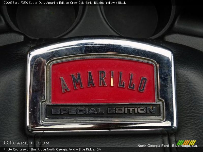 Blazing Yellow / Black 2006 Ford F350 Super Duty Amarillo Edition Crew Cab 4x4