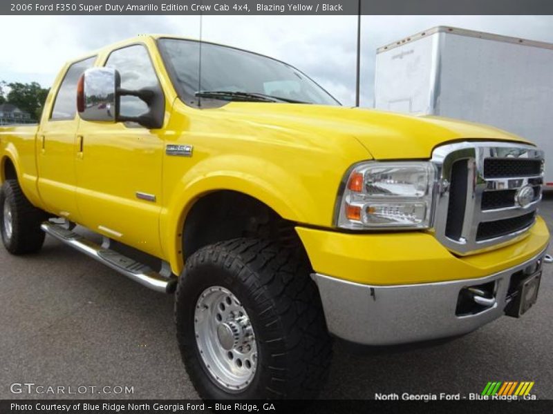 Blazing Yellow / Black 2006 Ford F350 Super Duty Amarillo Edition Crew Cab 4x4