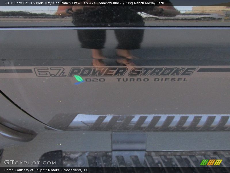 Shadow Black / King Ranch Mesa/Black 2016 Ford F250 Super Duty King Ranch Crew Cab 4x4