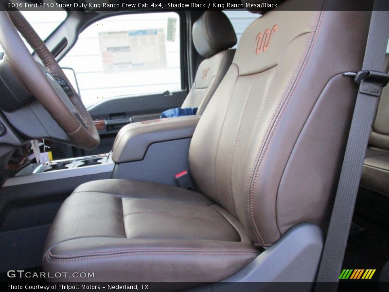 Shadow Black / King Ranch Mesa/Black 2016 Ford F250 Super Duty King Ranch Crew Cab 4x4