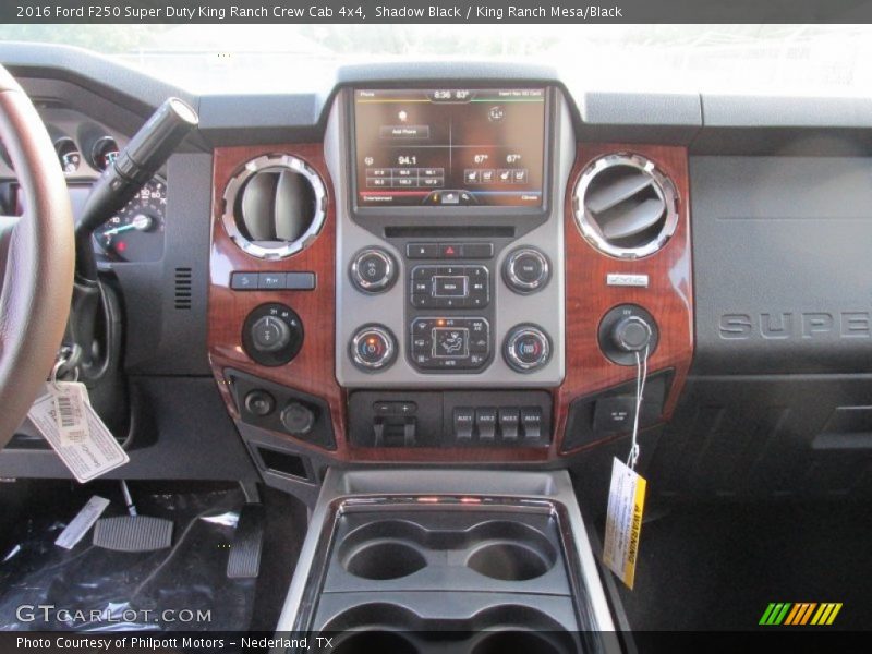 Shadow Black / King Ranch Mesa/Black 2016 Ford F250 Super Duty King Ranch Crew Cab 4x4
