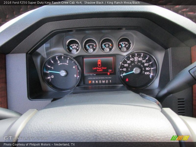 Shadow Black / King Ranch Mesa/Black 2016 Ford F250 Super Duty King Ranch Crew Cab 4x4