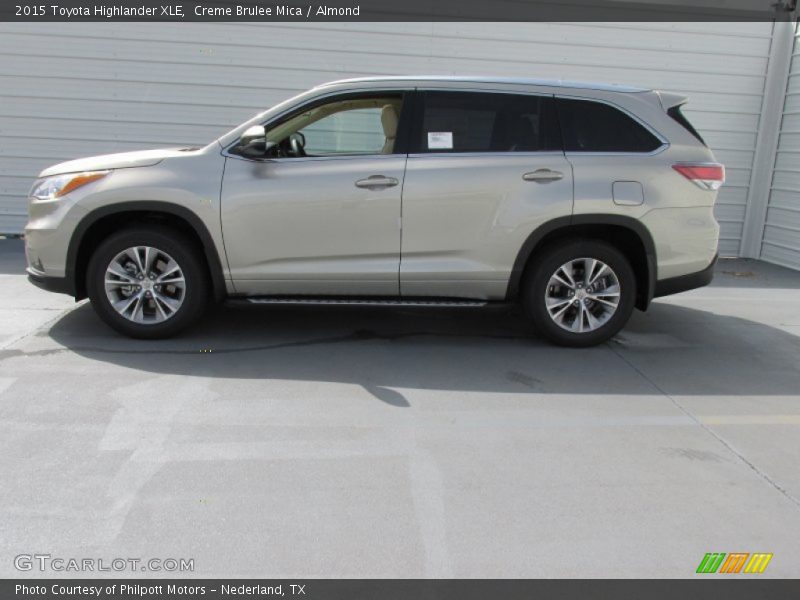 Creme Brulee Mica / Almond 2015 Toyota Highlander XLE
