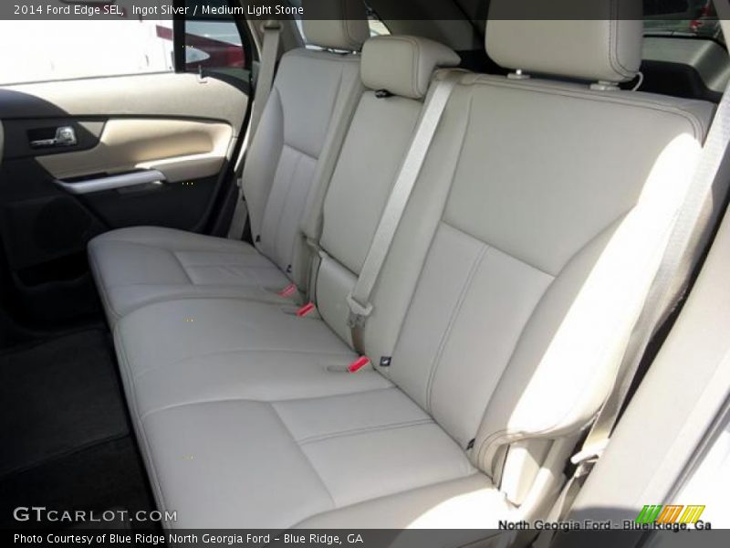 Ingot Silver / Medium Light Stone 2014 Ford Edge SEL