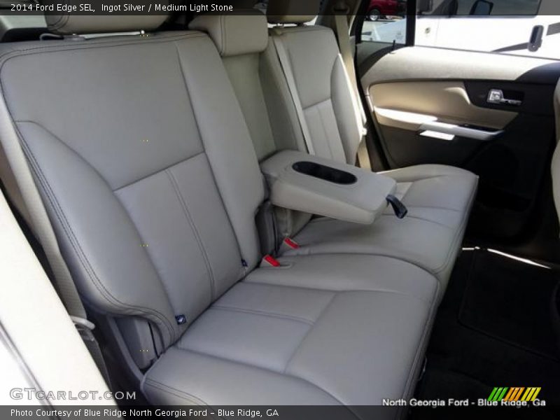 Ingot Silver / Medium Light Stone 2014 Ford Edge SEL