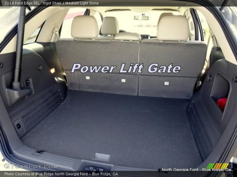 Ingot Silver / Medium Light Stone 2014 Ford Edge SEL