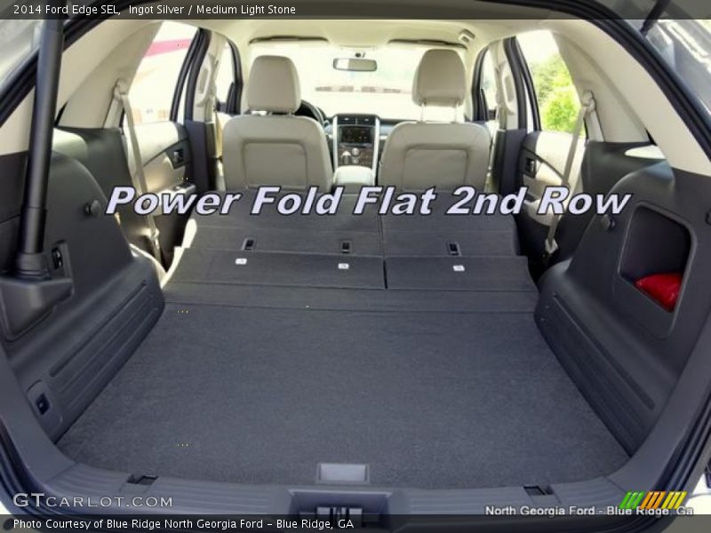 Ingot Silver / Medium Light Stone 2014 Ford Edge SEL