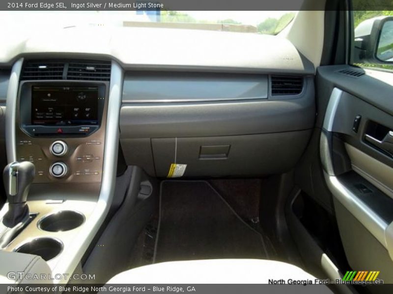 Ingot Silver / Medium Light Stone 2014 Ford Edge SEL