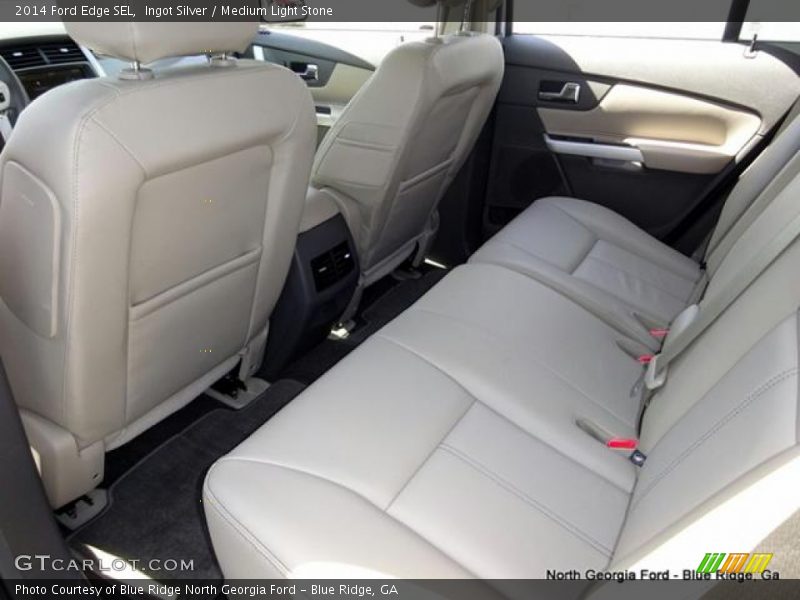 Ingot Silver / Medium Light Stone 2014 Ford Edge SEL