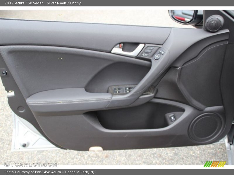 Silver Moon / Ebony 2012 Acura TSX Sedan