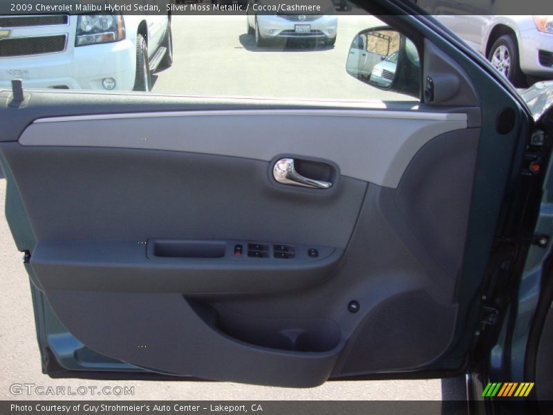 Silver Moss Metallic / Cocoa/Cashmere 2009 Chevrolet Malibu Hybrid Sedan